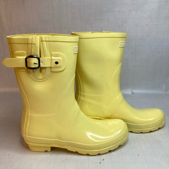 LONDON FOG Womens Tally Rubber Mid Calf Rain Boots Size 8M - Picture 4 of 13